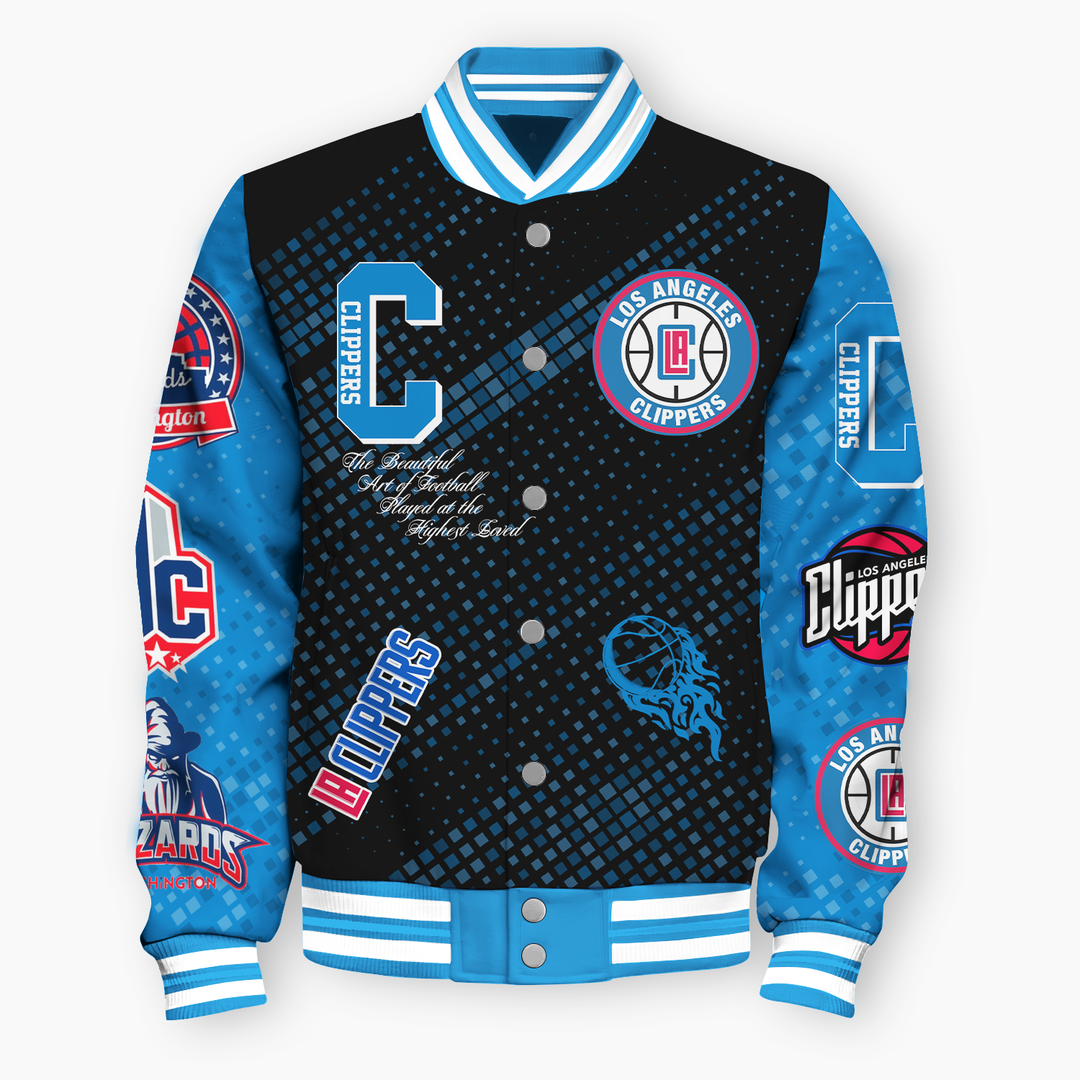 NBA Los Angeles Clipers NATIONAL BASKETBALL ASSOCIATION VARSITY JACKET V2