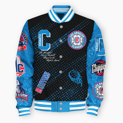 NBA Los Angeles Clipers NATIONAL BASKETBALL ASSOCIATION VARSITY JACKET V2