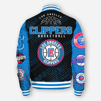 NBA Los Angeles Clipers NATIONAL BASKETBALL ASSOCIATION VARSITY JACKET V2