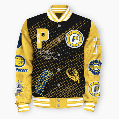 NBA Indiana Pacers NATIONAL BASKETBALL ASSOCIATION VARSITY JACKET V2