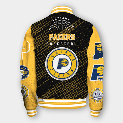 NBA Indiana Pacers NATIONAL BASKETBALL ASSOCIATION VARSITY JACKET V2