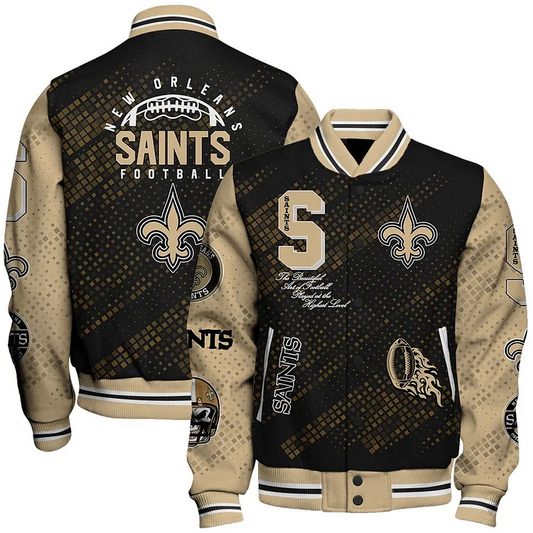 New Orleans Saints National Football League V2 Varsity Jacket