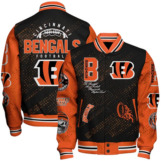 Cincinnati Bengals National Football League V2 Varsity Jacket