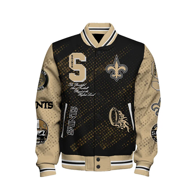 New Orleans Saints National Football League V2 Varsity Jacket
