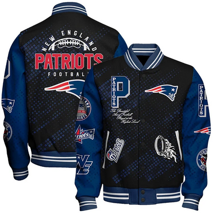 New England Patriots National Football League V2 Varsity Jacket