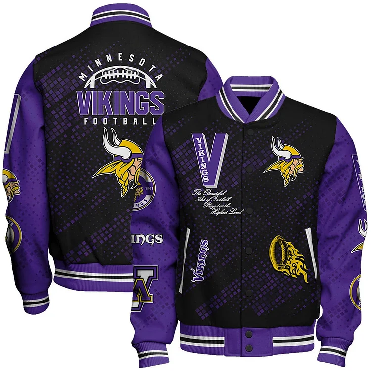 Minnesota Vikings National Football League V2 Varsity Jacket