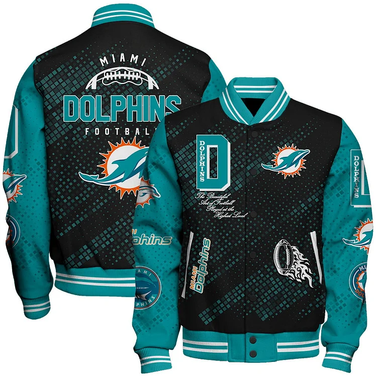 Miami Dolphins National Football League V2 Varsity Jacket
