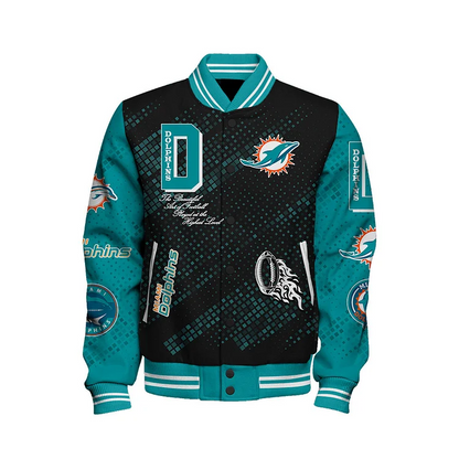 Miami Dolphins National Football League V2 Varsity Jacket