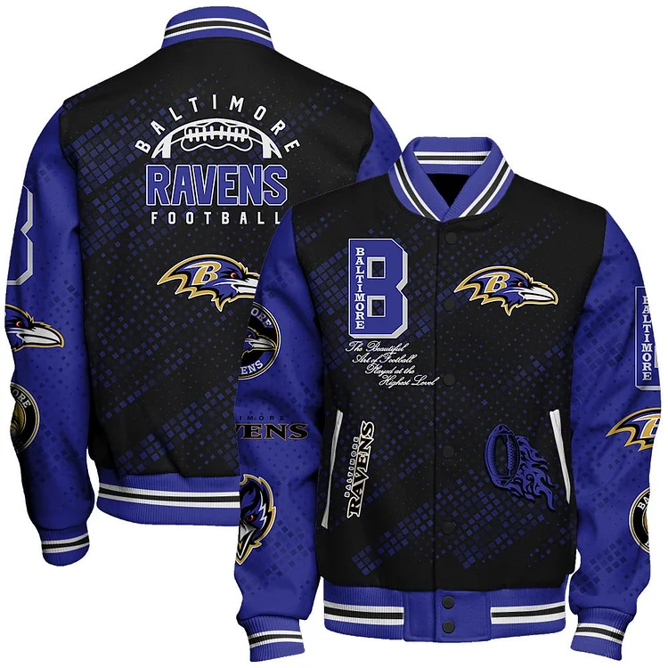 Baltimore Ravens National Football League V2 Varsity Jacket