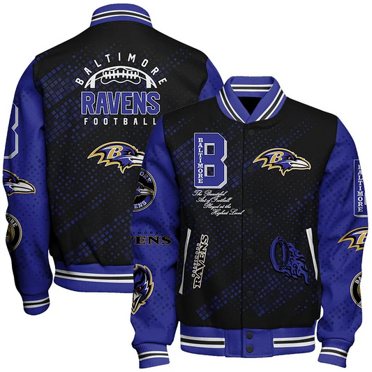 Baltimore Ravens National Football League V2 Varsity Jacket