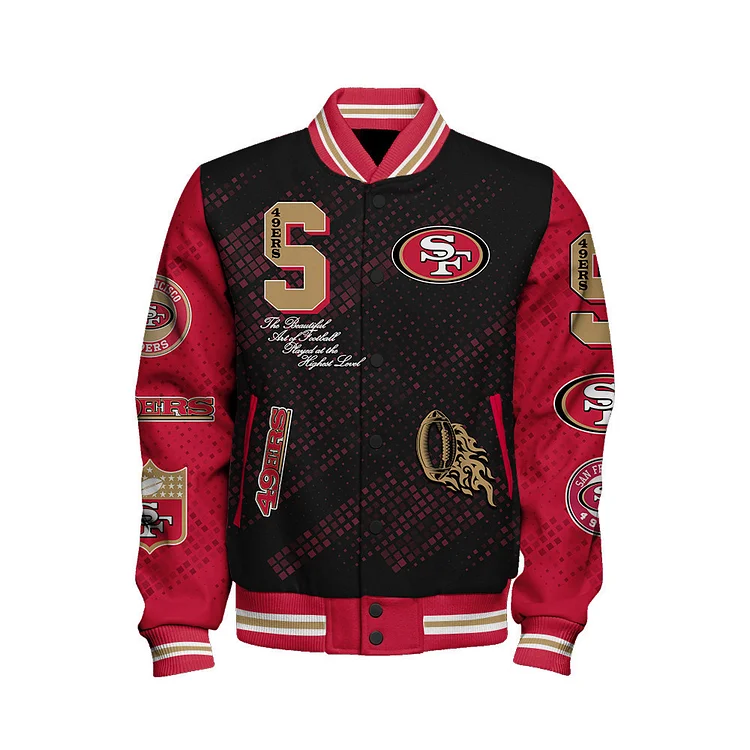 San Francisco 49ers National Football League V2 Varsity Jacket