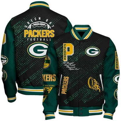 Green Bay Packers National Football League V2 Varsity Jacket