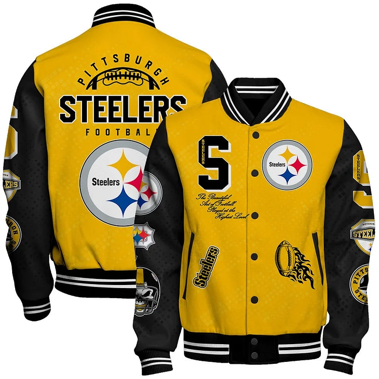 Pittsburgh Steelers National Football League V2 Varsity Jacket