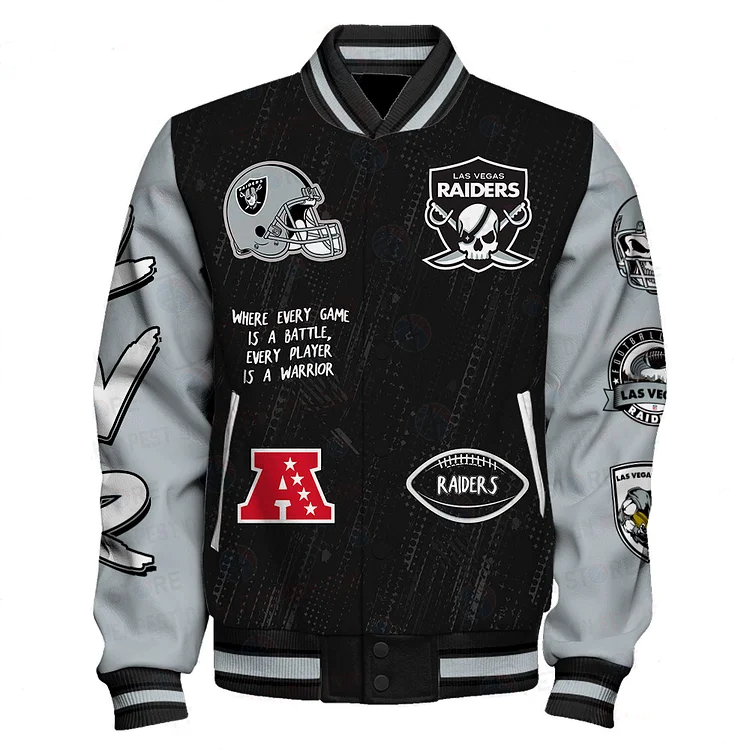 Las Vegas Raiders National Football League V2 Varsity Jacket