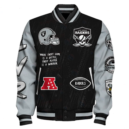 Las Vegas Raiders National Football League V2 Varsity Jacket
