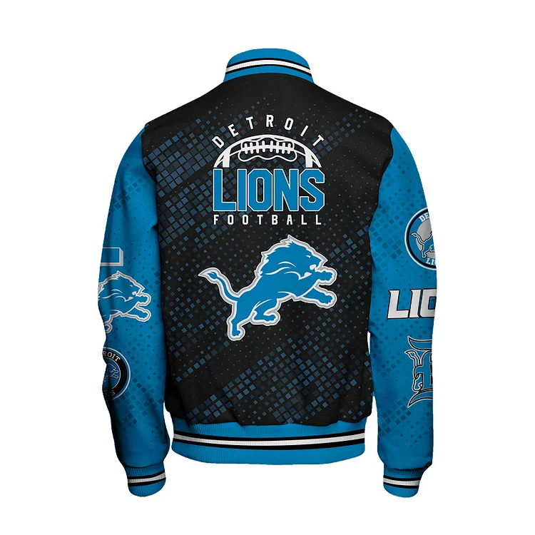 Detroit Lions National Football League V2 Varsity Jacket
