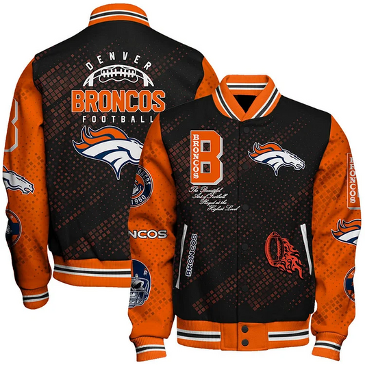 Denver Broncos National Football League V2 Varsity Jacket