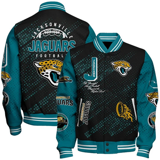 Jacksonville Jaguars National Football League V2 Varsity Jacket
