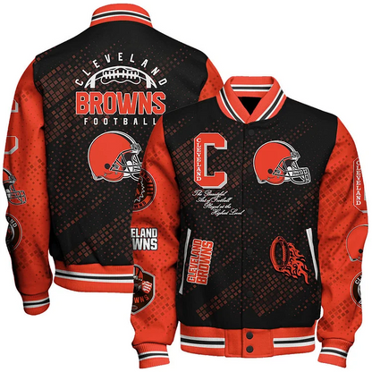Cleveland Browns National Football League V2 Varsity Jacket