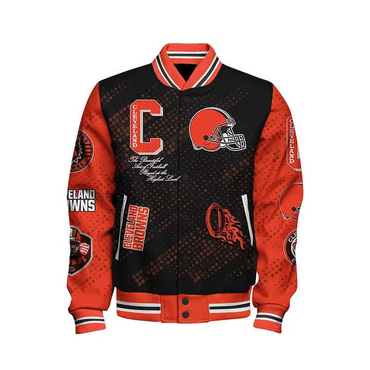 Cleveland Browns National Football League V2 Varsity Jacket