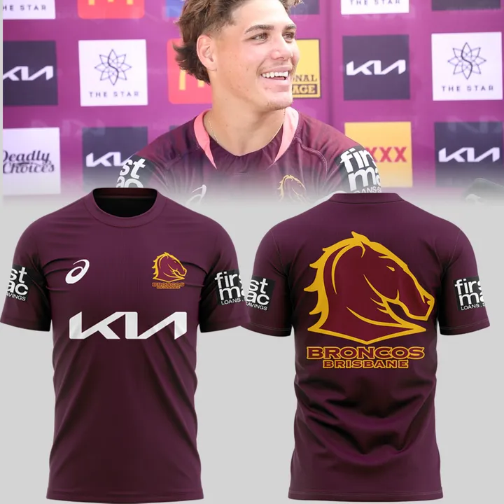 Brisbane Broncos NRL Limited Edition T-Shirt TM - You will save more when you buy the clothes and hat combo V2