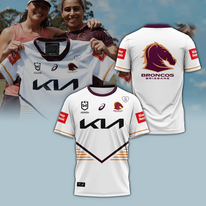 Brisbane Broncos NRL Limited Edition T-Shirt TM - You will save more when you buy the clothes and hat combo V5