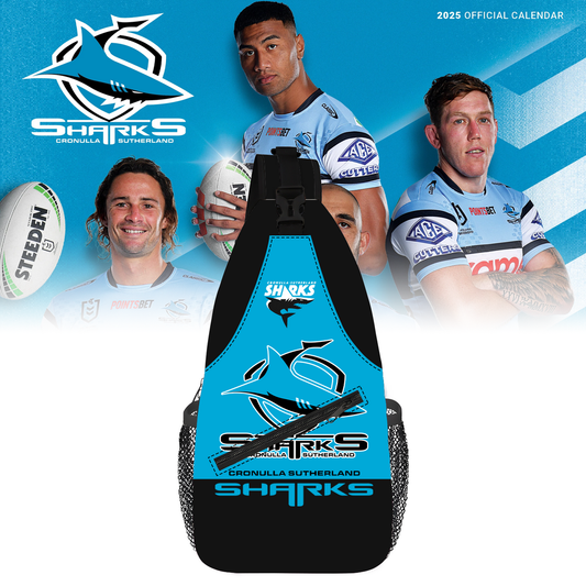 Cronulla Sharks NRL Crossbody Bag TM NTA V1