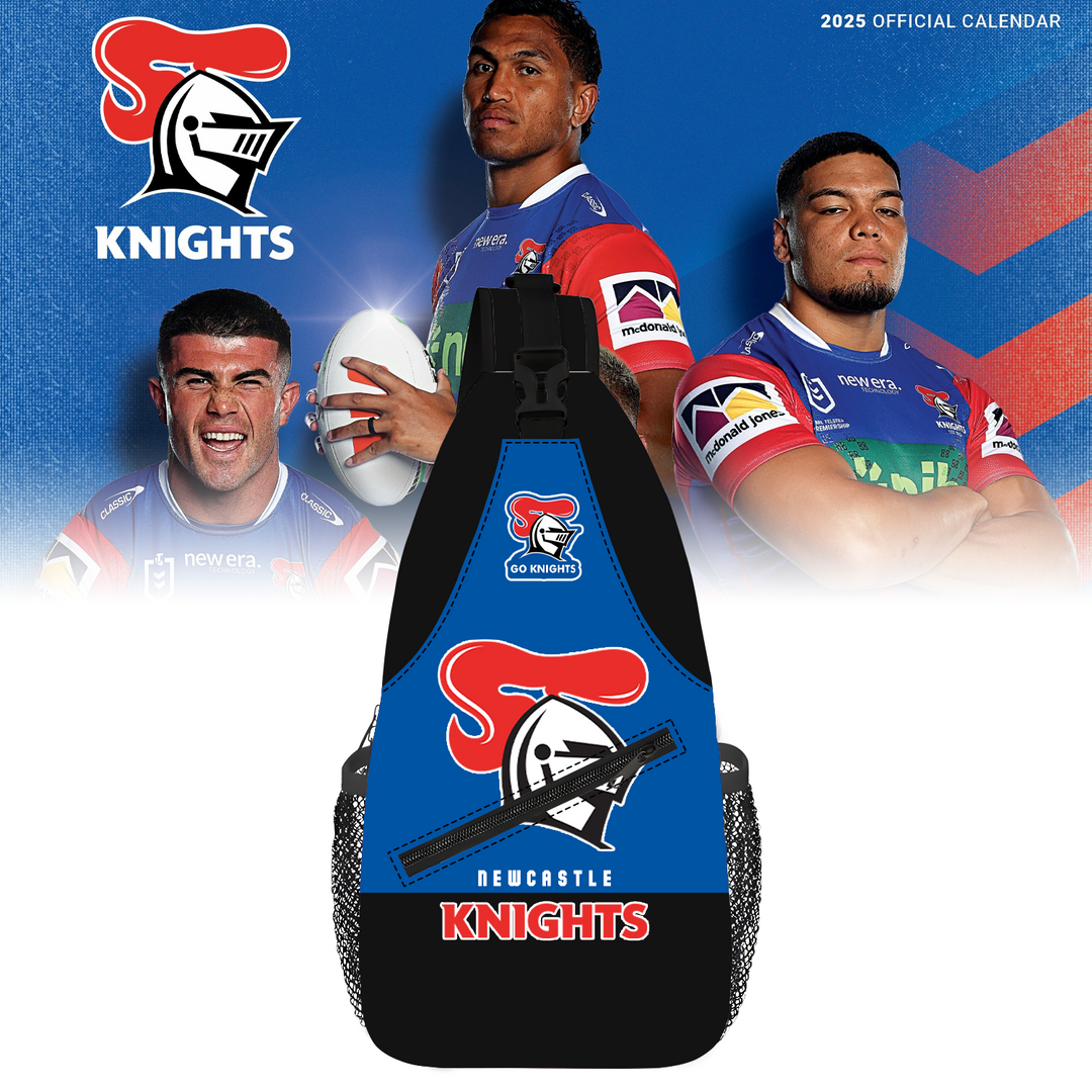 Newcastle Knights NRL Crossbody Bag TM NTA V1