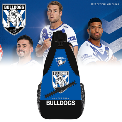 Canterbury Bulldogs NRL Crossbody Bag And Cap TM NTA V1