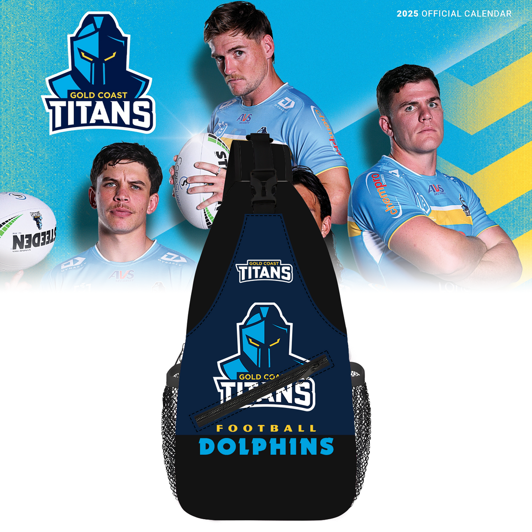 Gold Coast Titans NRL Crossbody Bag TM NTA V1