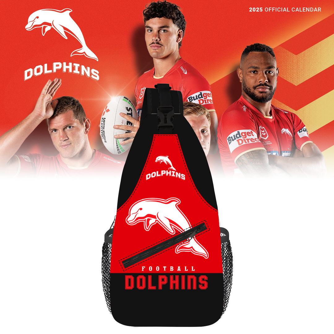Dolphins NRL Crossbody Bag TM NTA V1