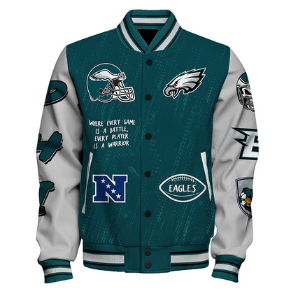 Philadelphia Eagles Super Bowl Champions Varsity Jacket
