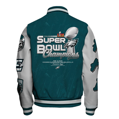 Philadelphia Eagles Super Bowl Champions Varsity Jacket