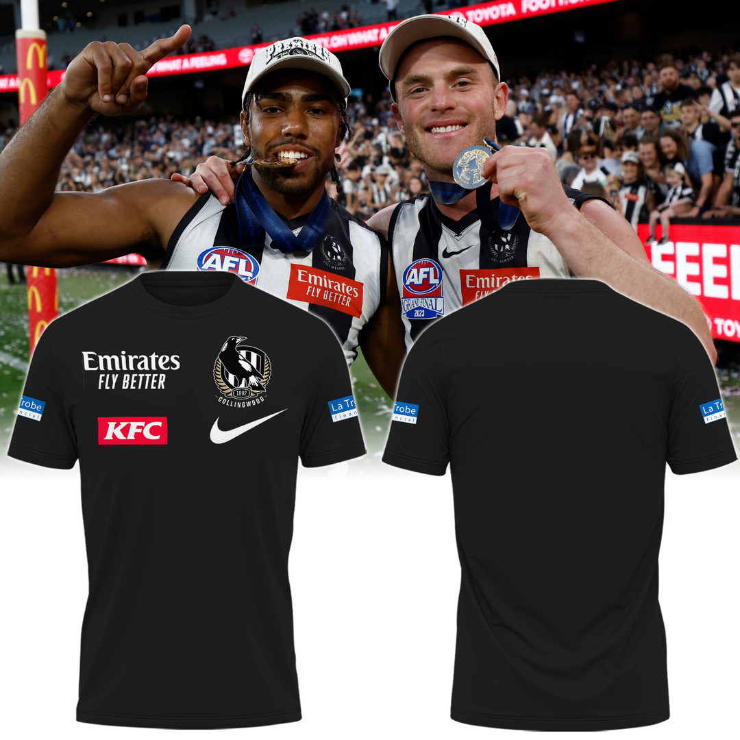 Collingwood Football Club TM - You will save more when you buy the clothes and hat combo AFL Season 2025 V2 T-Shirt