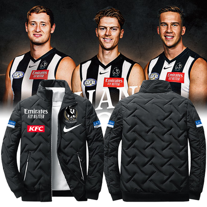 Collingwood Football Club TM AFL Season 2025 V2 Jacket
