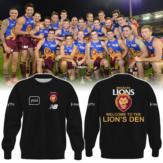 Brisbane Lions Football Club AFL Season 2025 V1 SweatShirt