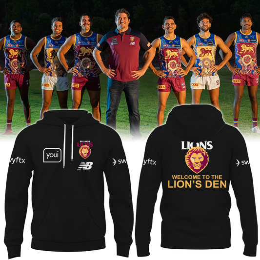 Brisbane Lions Football Club AFL Season 2025 V1 Hoodie
