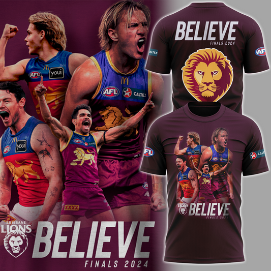 Brisbane Lions AFL Premiers 2024 Limited Edition V11 T-shirt