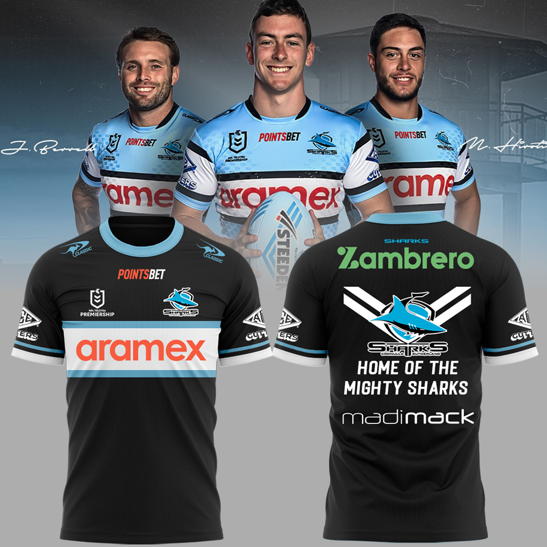 Cronulla Sharks NRL New Season V9 T-Shirt TM
