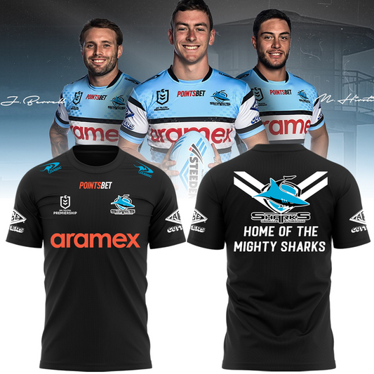 Cronulla Sharks NRL New Season V4 T-Shirt TM