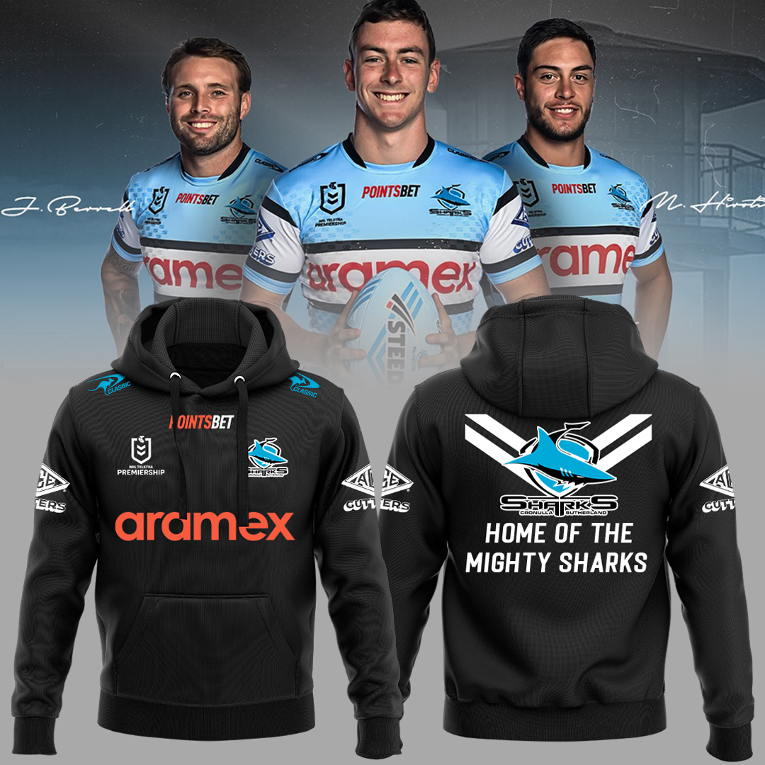 Cronulla Sharks NRL New Season V5 Hoodie TM