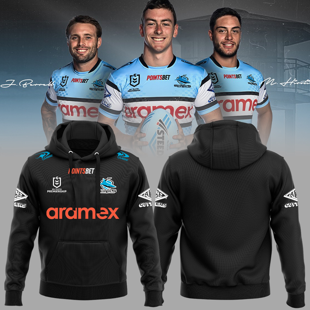Cronulla Sharks NRL New Season V4 Hoodie TM