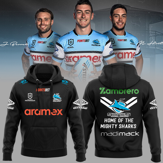 Cronulla Sharks NRL New Season V1 Hoodie TM