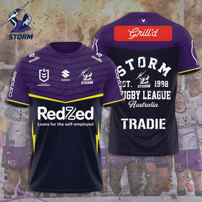 Melbourne Storm NRL 2025 Limitted Edition T-Shirt TM NTA V16