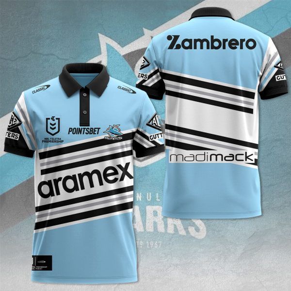 Cronulla-Sutherland Sharks New Season V1 Polo TM