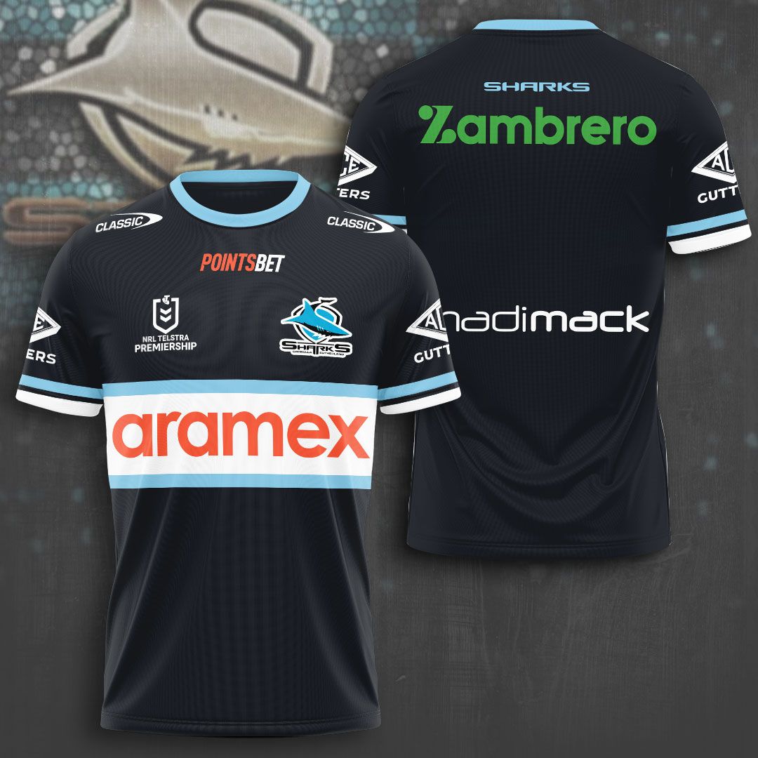 Cronulla-Sutherland Sharks New Season V2 T-shirt TM