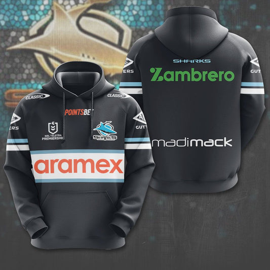 Cronulla-Sutherland Sharks New Season V2 Hoodie TM
