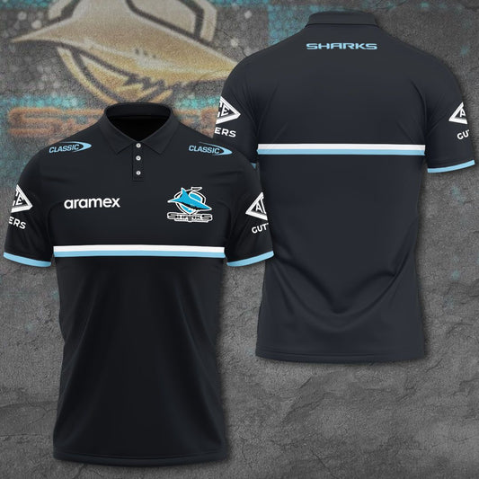 Cronulla-Sutherland Sharks New Season V4 Polo TM