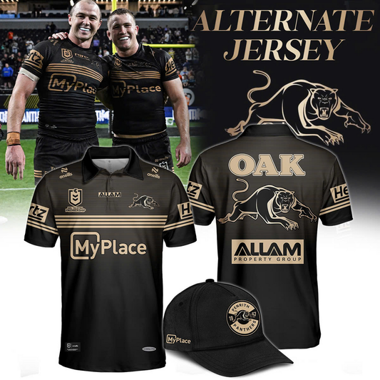 Penrith Panthers NRL TM - Super Savings When Buying Combo V8 Polo Shirt