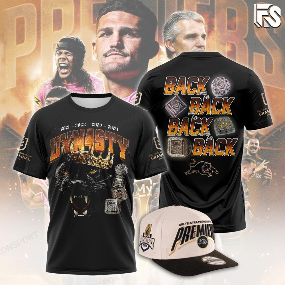 Penrith Panthers NRL TM - You will save more when you buy the clothes and hat combo V9 T-Shirt
